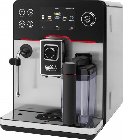 Gaggia Gaggia Kaffeevollautomat Accademia Stainless Steel, vom Erfinder des Espresso Barista@Home dank Espresso-Plus-System  Полностью автоматическая кофемашина Gaggia Accademia из нержавеющей стали от изобретателя эспрессо Barista@Home благодаря системе 