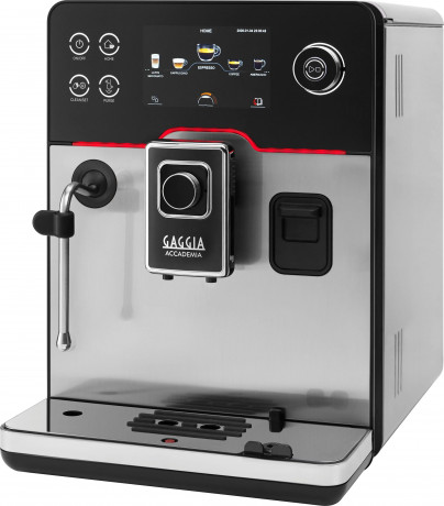 Gaggia Gaggia Kaffeevollautomat Accademia Stainless Steel, vom Erfinder des Espresso Barista@Home dank Espresso-Plus-System  Полностью автоматическая кофемашина Gaggia Accademia из нержавеющей стали от изобретателя эспрессо Barista@Home благодаря системе 