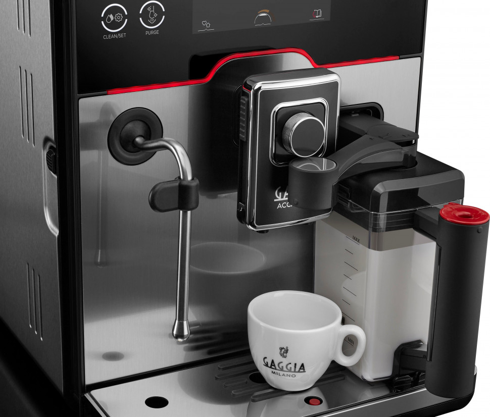 Купить Gaggia Gaggia Kaffeevollautomat Accademia Stainless Steel, vom  Erfinder des Espresso Barista@Home dank Espresso-Plus-System Полностью  автоматическая кофемашина Gaggia Accademia из нержавеющей стали от  изобретателя эспрессо Barista@Home благодаря ...