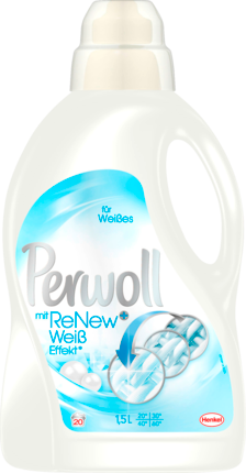 Perwoll Жидкое моющее средство	 ReNew Weiß Effekt 1,5 l, 20 загрузок
