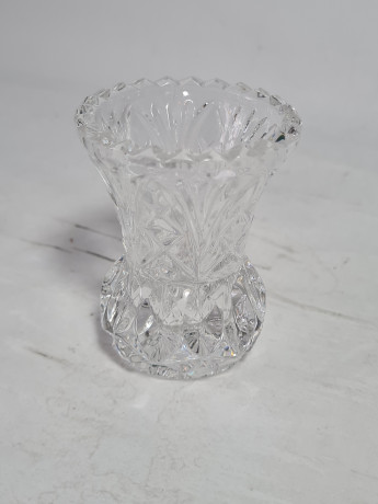 Ваза винтажная Zajeicar малая, хрусталь, 8 см, Германия, 1970-80гг.