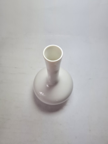 Heinrich Bavaria Белая фарфоровая ваза-кувшин для цветов, 16см x 8см, Германия, 1960-70гг.