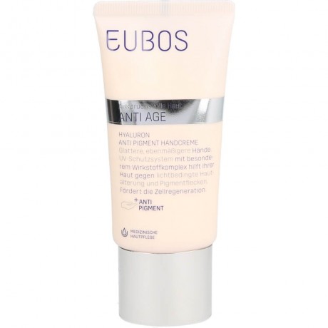 Eubos HYALURON Anti Pigment Handcreme LSF 15  HYALURON Крем для рук против пигментации SPF 15
