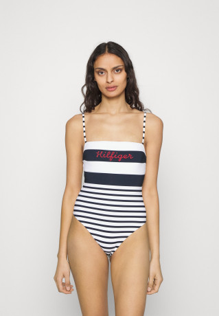 Tommy Hilfiger ONE PIECE Swimsuit desert sky ONE PIECE Купальник небо пустыни