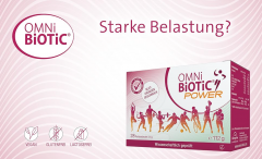 OMNi BiOTiC Power, 28 Servings, 112g, Пробиотик с магнием, 6 штаммов полезных бактерий, от усталости и для поддержки мышц, для активных людей и спортсменов, 28 саше х 4г