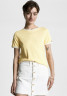 Tommy Hilfiger STRIPE Print T-shirt vivid yellow ecru breton stp ПОЛОСКА Футболка с принтом ярко-желтый экрю бретон stp
