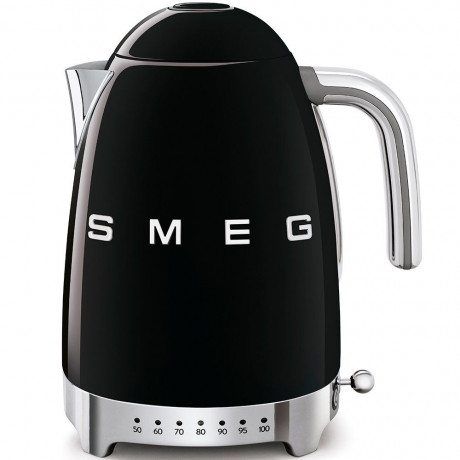 SMEG SMEG Wasserkocher SMEG Wasserkocher mit Temperatureinstellung 50-100°C Edelstahl Kocher, 2400,00 W, 360°Basis elektrischer Wasser Kocher mit Temperatureinstellung Metall  Чайник SMEG Чайник SMEG с регулировкой температуры 50-100°C Плита из нержавеюще
