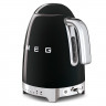 SMEG SMEG Wasserkocher SMEG Wasserkocher mit Temperatureinstellung 50-100°C Edelstahl Kocher, 2400,00 W, 360°Basis elektrischer Wasser Kocher mit Temperatureinstellung Metall  Чайник SMEG Чайник SMEG с регулировкой температуры 50-100°C Плита из нержавеюще