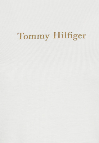 Tommy Hilfiger SLIM Long sleeved top ecru SLIM Топ с длинными рукавами экрю