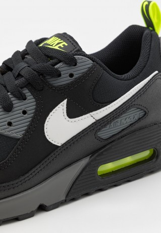 Nike Sportswear AIR MAX 90 WT UNISEX Sneaker low black/white/volt/iron grey AIR MAX 90 WT UNISEX Низкие кроссовки женские черный/белый/вольт/железно-серый