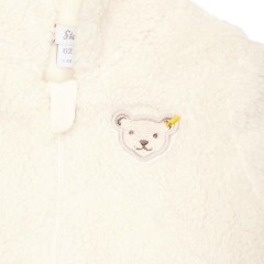 Steiff Einteiler Steiff Classic Baby aus Plusch mit Teddykapuze Overalls Сплошной плюшевый комбинезон Steiff Classic Baby с плюшевым капюшоном