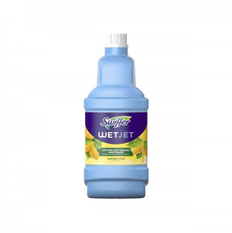 Swiffer Wet Jet Bodenreiniger Nachfüllpack 1,25L x 2st,  Средство для швабры с распылителем WET JET, с ароматом лимона, 1,25 л x 2шт (2,5 литра) 
