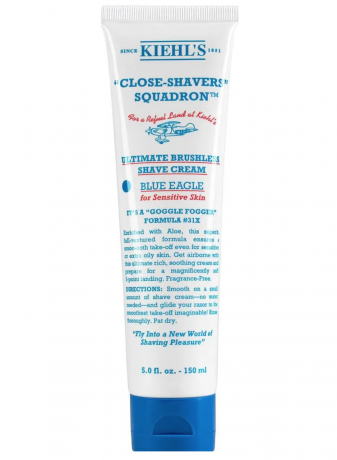 Kiehl's Ultimate Brushless Shave Cream Blue Eagle 150ml, Крем для бритья (США), без помазка, с алоэ вера, 150мл