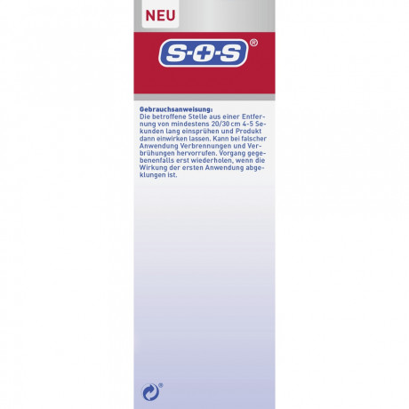 SOS Eis-Spray, 100 ml, SOS Охлаждающий спрей, мгновенное охлаждение при ушибах и растяжениях, с арникой и ментолом, 100 мл