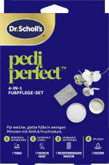 SCHOLL 4-in-1 Fusspflege-Set, Шолль Набор для педикюра 4в1, пилка, щётка, пемза, полировка, 4 предмета