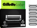 GILLETTE Rasierklingen, Labs Face, 6 St, Джилетт Сменные кассеты Labs Face для мужской бритвы, 6 шт.