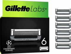 GILLETTE Rasierklingen, Labs Face, 6 St, Джилетт Сменные кассеты Labs Face для мужской бритвы, 6 шт.