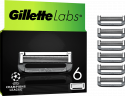 GILLETTE Rasierklingen, Labs Face, 6 St, Джилетт Сменные кассеты Labs Face для мужской бритвы, 6 шт.