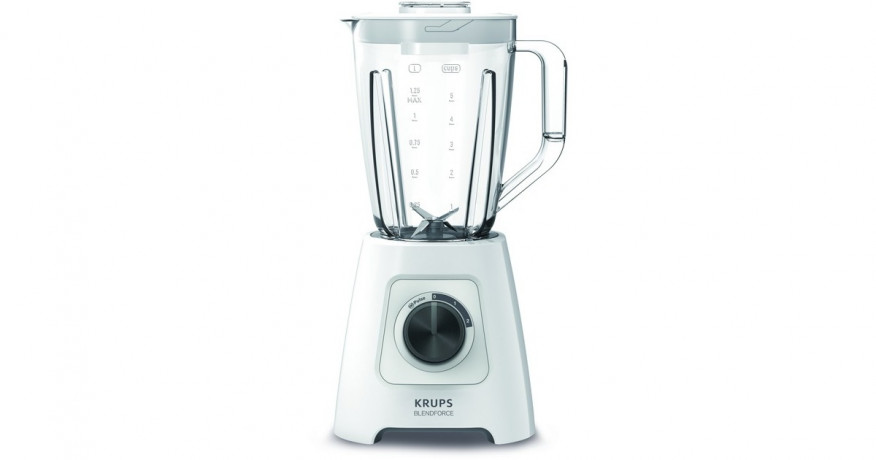 Krups Krups Blendforce KB4201, Standmixer weiss/grau  weiss/grau Krups Blendforce KB4201, миксер белый/серый