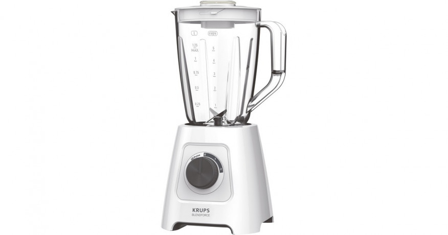 Krups Krups Blendforce KB4201, Standmixer weiss/grau  weiss/grau Krups Blendforce KB4201, миксер белый/серый