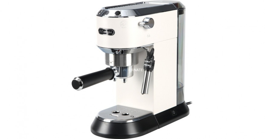 DeLonghi DeLonghi Dedica Style EC 685.W, Espressomaschine weiss/silber (glanzend)  weiss, silber (glanzend) DeLonghi Dedica Style EC 685.W, кофемашина белый/серебристый (глянцевый)