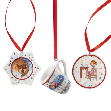 Hutschenreuther Hutschenreuther Sammeledition 2022 Weihnachtsabend Mini-Set 3-tlg. Коллекционное издание Hutschenreuther Сочельник 2022, мини-набор из 3 предм.