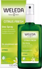 Weleda Deospray Citrus Fresh, 100 ml, Дезодорант-спрей Citrus Fresh без солей алюминия, со свежим цитрусовым ароматом, 100 мл