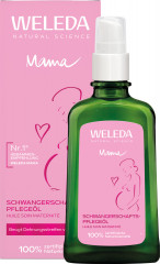 WELEDA MAMA Schwangerschafts-Pflegeoel, 100 ml, Масло для тела при беременности для эластичности кожи и профилактики растяжек, 100 мл