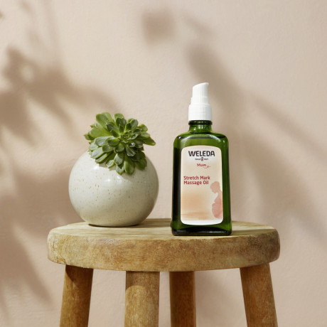 WELEDA MAMA Schwangerschafts-Pflegeoel, 100 ml, Масло для тела при беременности для эластичности кожи и профилактики растяжек, 100 мл