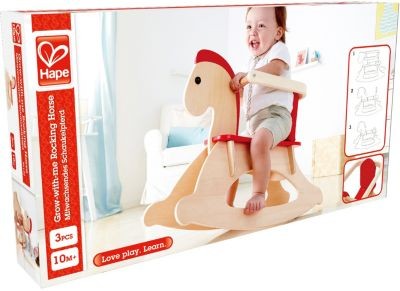 HAPE Mitwachsendes Schaukelpferd Растущая лошадка-качалка