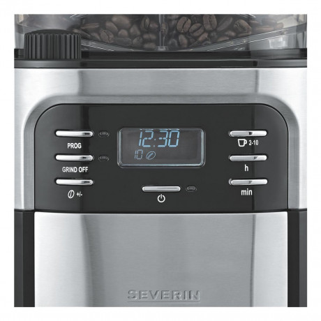 Severin Severin Filterkaffeemaschine Severin KA 4810 Kaffeemaschine Edelstahl (geburstet), Schwarz Fassung Кофемашина с фильтром Severin Кофемашина Severin KA 4810 нержавеющая сталь (матовая), черный вариант