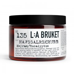 L:A BRUKET No. 135 Salt Scrub Marjoram/Eucalyptus 350ml  Нет. 135 Солевой скраб Майоран/Эвкалипт 350мл