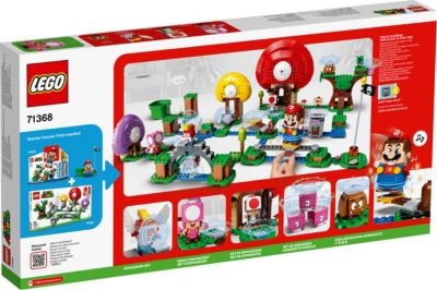 LEGO LEGO Super Mario Bundle: Starterset 71360 Abenteuer mit Mario Starterset + Erweiterungsset 71368 Toads Schatzsuche Набор LEGO Super Mario: стартовый набор 71360 «Приключения с Марио», стартовый набор + дополнительный набор 71368 «Охота за сокровищами
