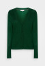 Tommy Hilfiger SOFT V-NECK CARDIGAN Cardigan prep green МЯГКИЙ КАРДИГАН С V-ОБРАЗНЫМ ВЫРЕЗОМ Кардиган подготова зеленый