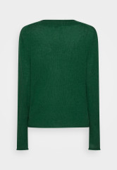 Tommy Hilfiger SOFT V-NECK CARDIGAN Cardigan prep green МЯГКИЙ КАРДИГАН С V-ОБРАЗНЫМ ВЫРЕЗОМ Кардиган подготова зеленый