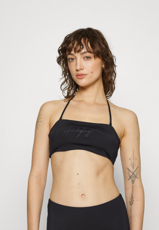 Tommy Hilfiger BANDEAU Bikini top black БАНДО лиф бикини черный