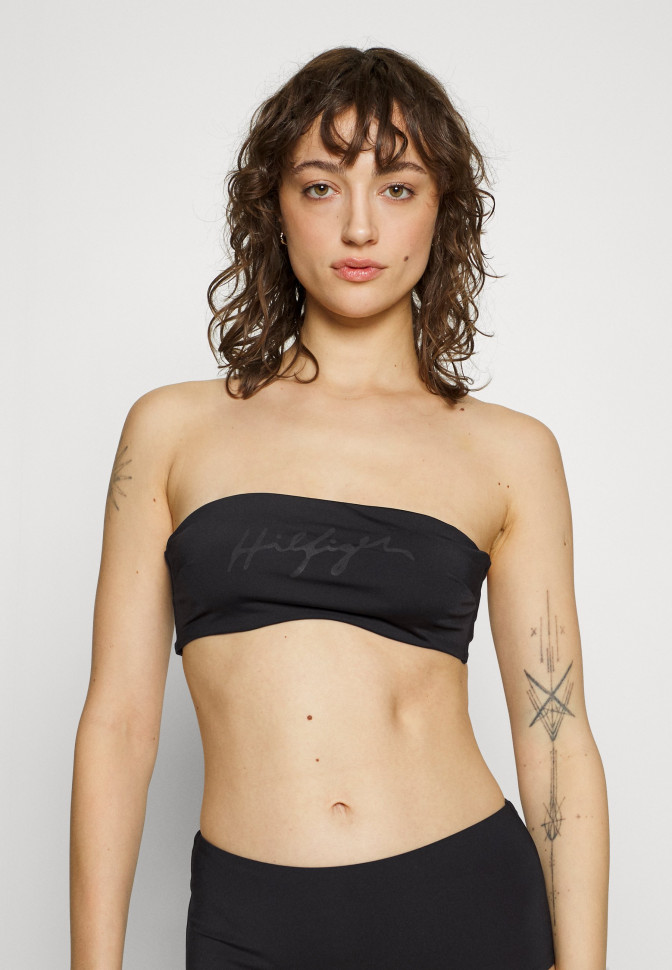 Купить Tommy Hilfiger BANDEAU Bikini top black БАНДО лиф бикини черный в  интернет-магазине Diskontshop.eu Германия всего за 10 586 руб. в