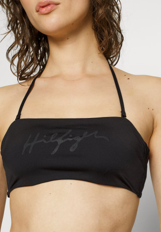 Tommy Hilfiger BANDEAU Bikini top black БАНДО лиф бикини черный