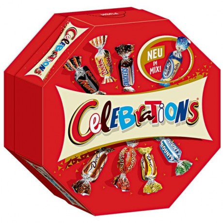 Celebrations in dekorativer Prasentschachtel 186 г