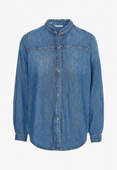 Tommy Hilfiger RUFFLED COLLAR REGULAR FIT OVER Button-down blouse paty RFFLED COLLAR REGULAR FIT OVER Блузка на пуговицах пати