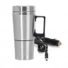 GelldG GelldG Wasserkocher 500ml Auto Wasserkocher Edelstahl 12V Reisewasserkocher Kaffee Tasse, 0.5 l  Чайник GelldG, 500 мл, автомобильный чайник, нержавеющая сталь, 12 В, дорожный чайник, кофейная чашка, 0,5 л