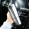 GelldG GelldG Wasserkocher 500ml Auto Wasserkocher Edelstahl 12V Reisewasserkocher Kaffee Tasse, 0.5 l  Чайник GelldG, 500 мл, автомобильный чайник, нержавеющая сталь, 12 В, дорожный чайник, кофейная чашка, 0,5 л