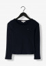 Tommy Hilfiger SLIM 5 2 O NK LS Long sleeved top donkerblauw SLIM 5 2 O NK LS Топ с длинными рукавами гром синий белый