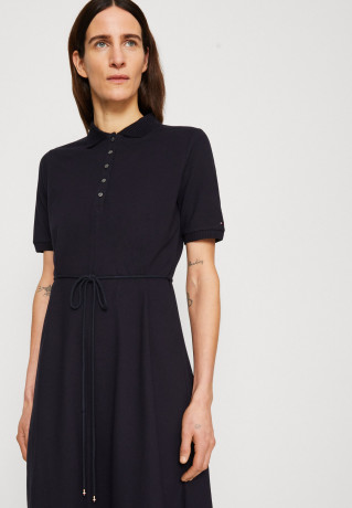 Tommy Hilfiger OPENWORK Shirt dress desert sky АЖУР Платье-рубашка небо пустыни