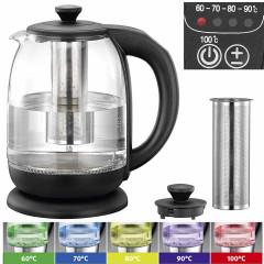 MELISSA MELISSA Wasserkocher 16130305 mit Temperatur-Regelung und Tee-Filter, 2000 W Чайник MELISSA 16130305 с регулировкой температуры и чайным фильтром, 2000 Вт