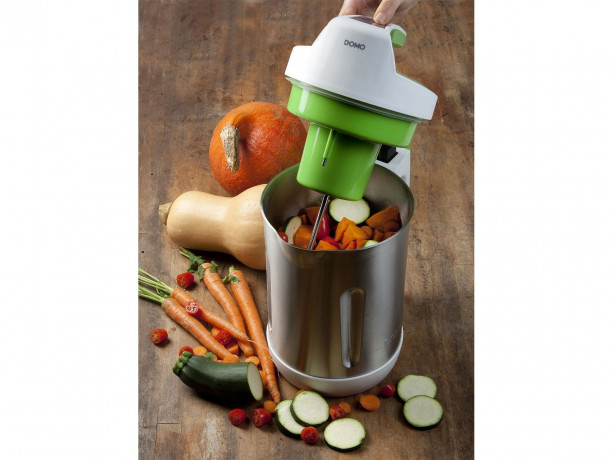 Domo Multikocher, 1000 W, Digitaler Edelstahl Thermo Suppen-Kocher Marmeladen Smoothiemaker, In wenigen Minuten hausgemachte, gesunde Suppen und kostliche Smoothie Мультиварка Domo, 1000 Вт, цифровая термосупварка из нержавеющей стали, смузи с джемом, д