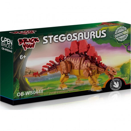 Open Bricks Open Bricks Stegosaurus Открытые кирпичи Стегозавр