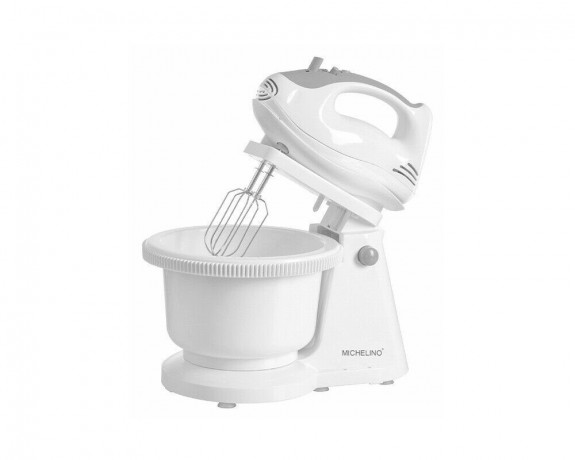 Michelino Handmixer Handmixer 2L Schussel Ruhrgerat Teigmaschine Mixgerat Standmixer Quirl, 30.00 W Ручной миксер Michelino, ручной миксер, чаша, 2 л, машина для теста Ruhrgerat, подставка для миксера, венчик, 30,00 Вт