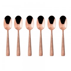 Sambonet Sambonet Siena - Edelstahl / PVD Kupfer Mokkaloffel Set 6-tlg. Sambonet Siena - Набор ложек для мокко из нержавеющей стали / меди с PVD-покрытием, 6 предм.