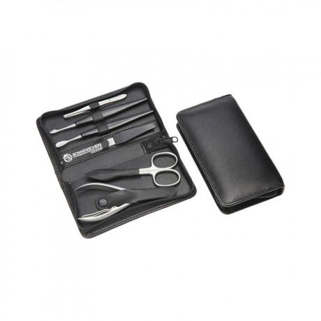 Hans Kniebes Manicure-Etui, Nappa-Vollrindleder  Маникюрный футляр, зернистая кожа наппа